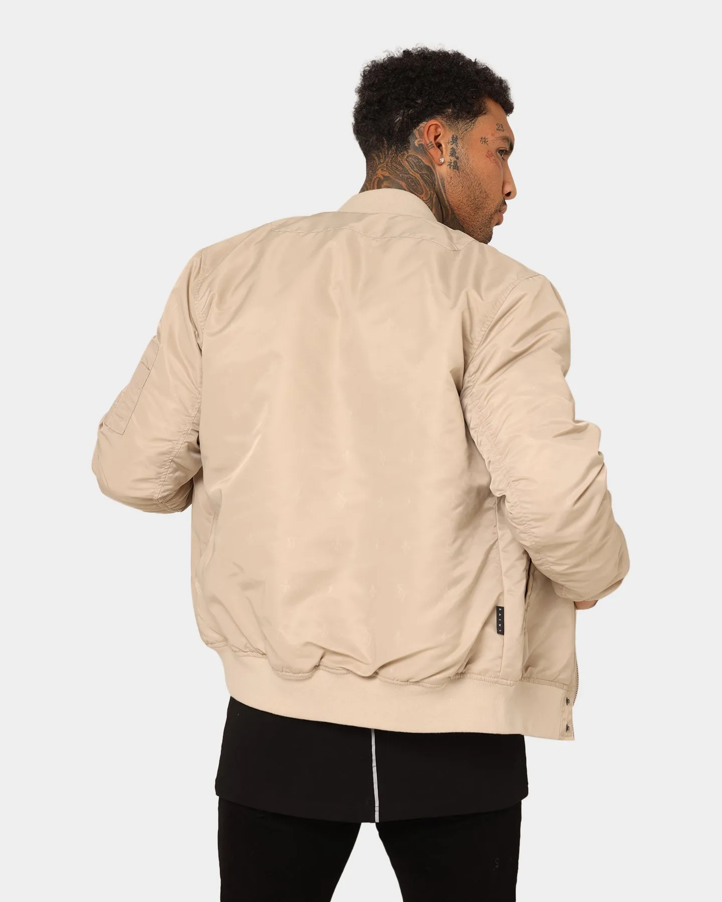 Saint Morta Icarus Bomber Jacket Stone