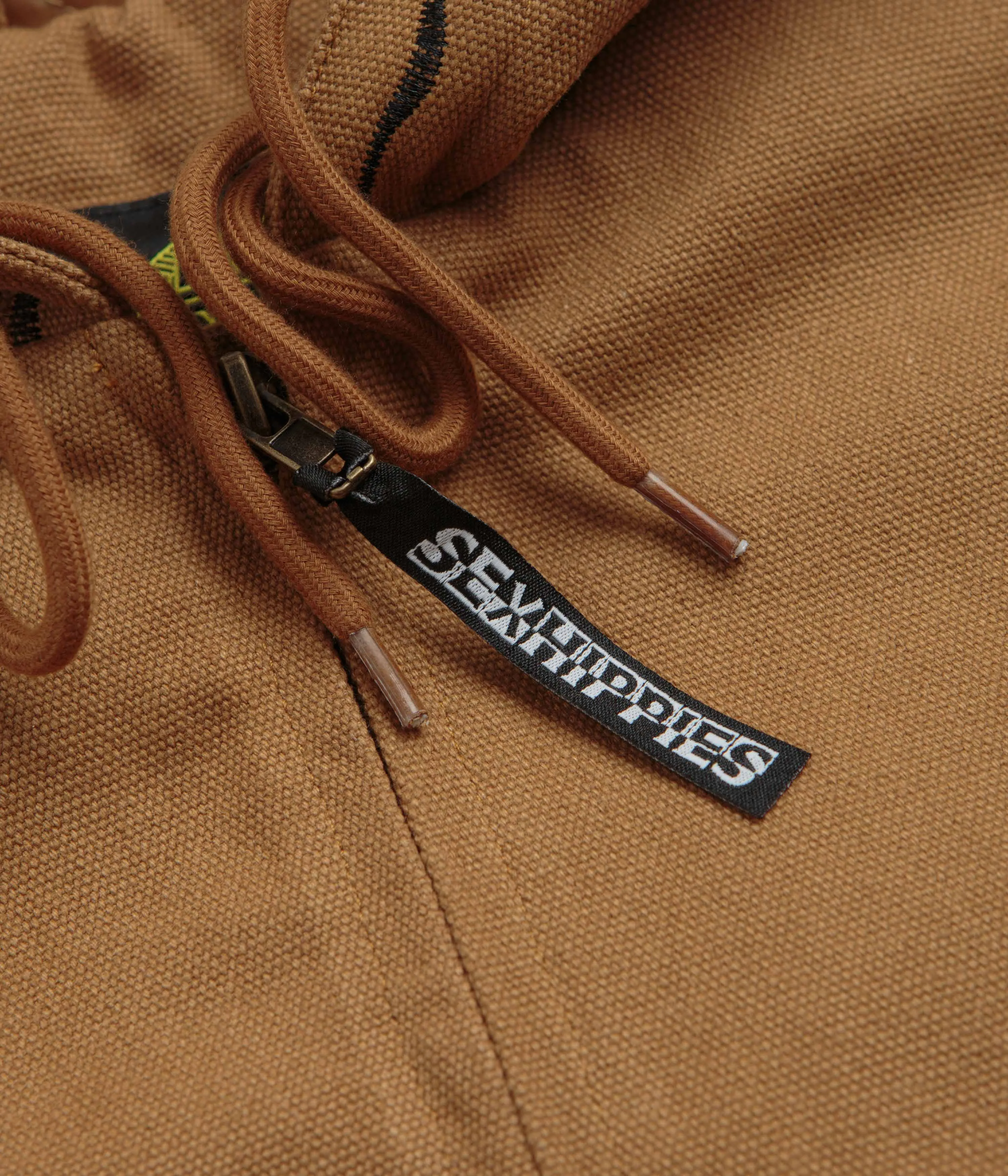 Sexhippies Welders Stitch Heavyweight Canvas Jacket - Work Wear Brown