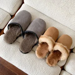 Sheepskin Slip-On Slippers