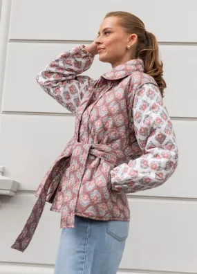 Sheila Jacket Pink Rush/Ice Cream