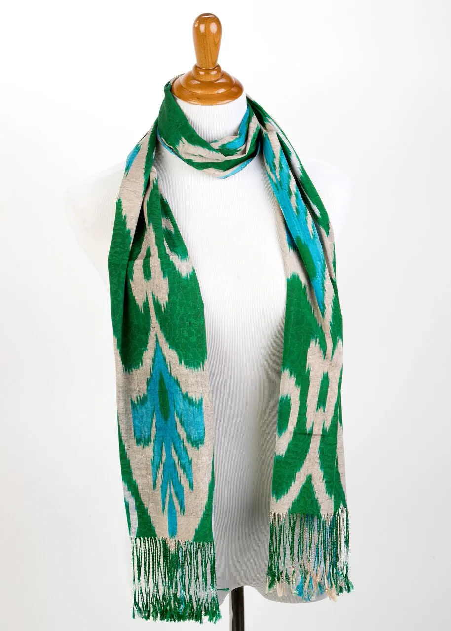 Silk Ikat Scarf