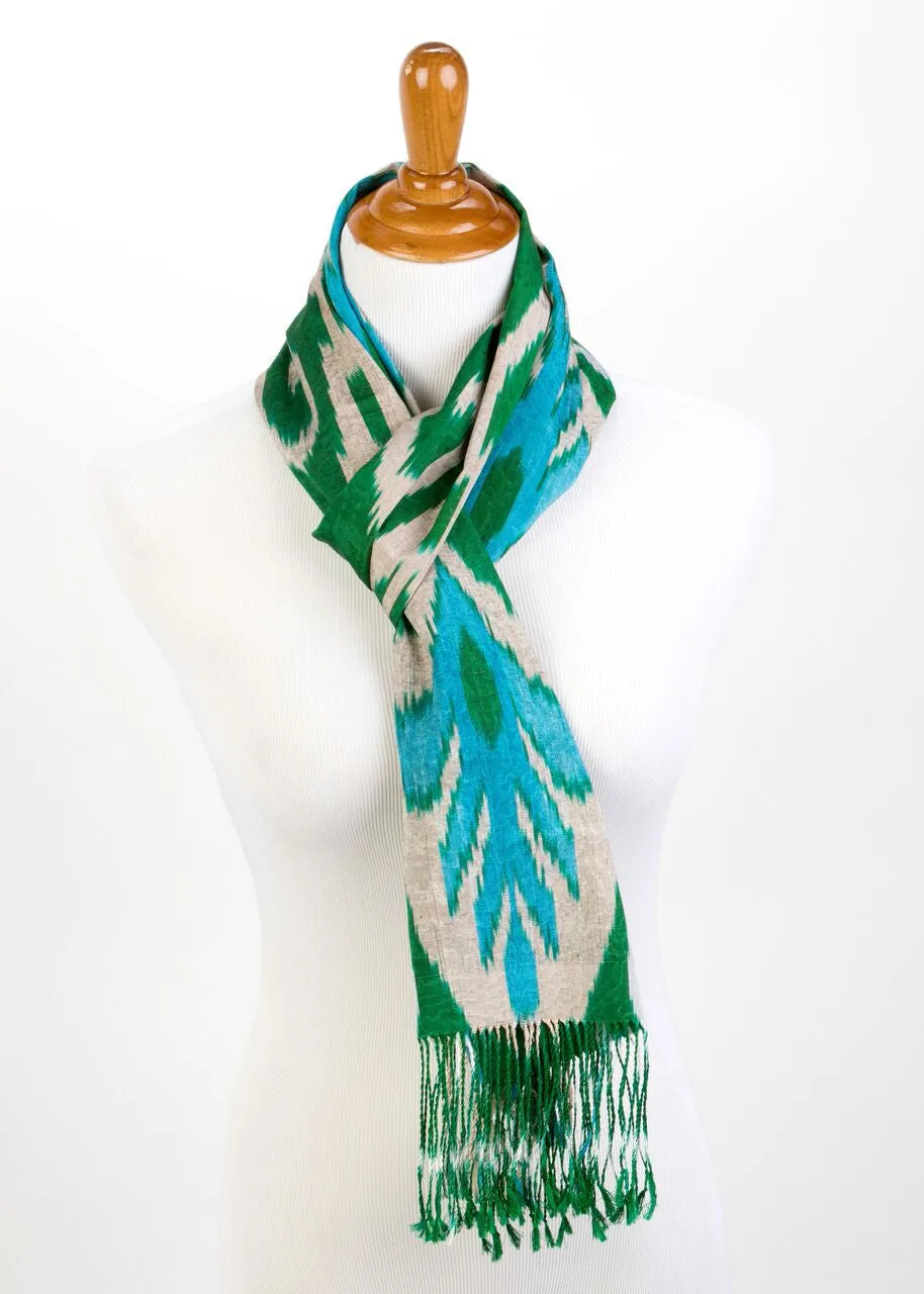 Silk Ikat Scarf