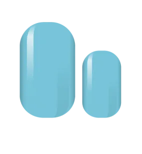 Sky Blue Solid Nail Wrap