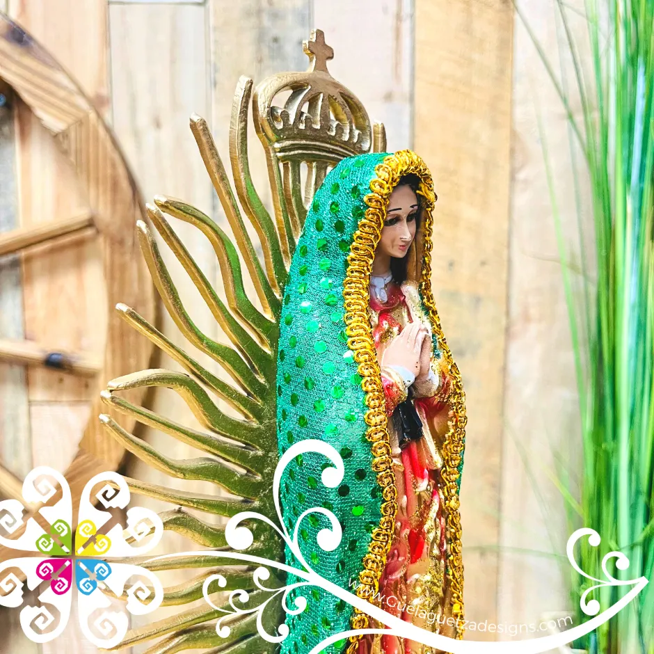 Small Virgen de Guadalupe Statue