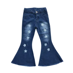 Star Blue Denim Bell Bottoms