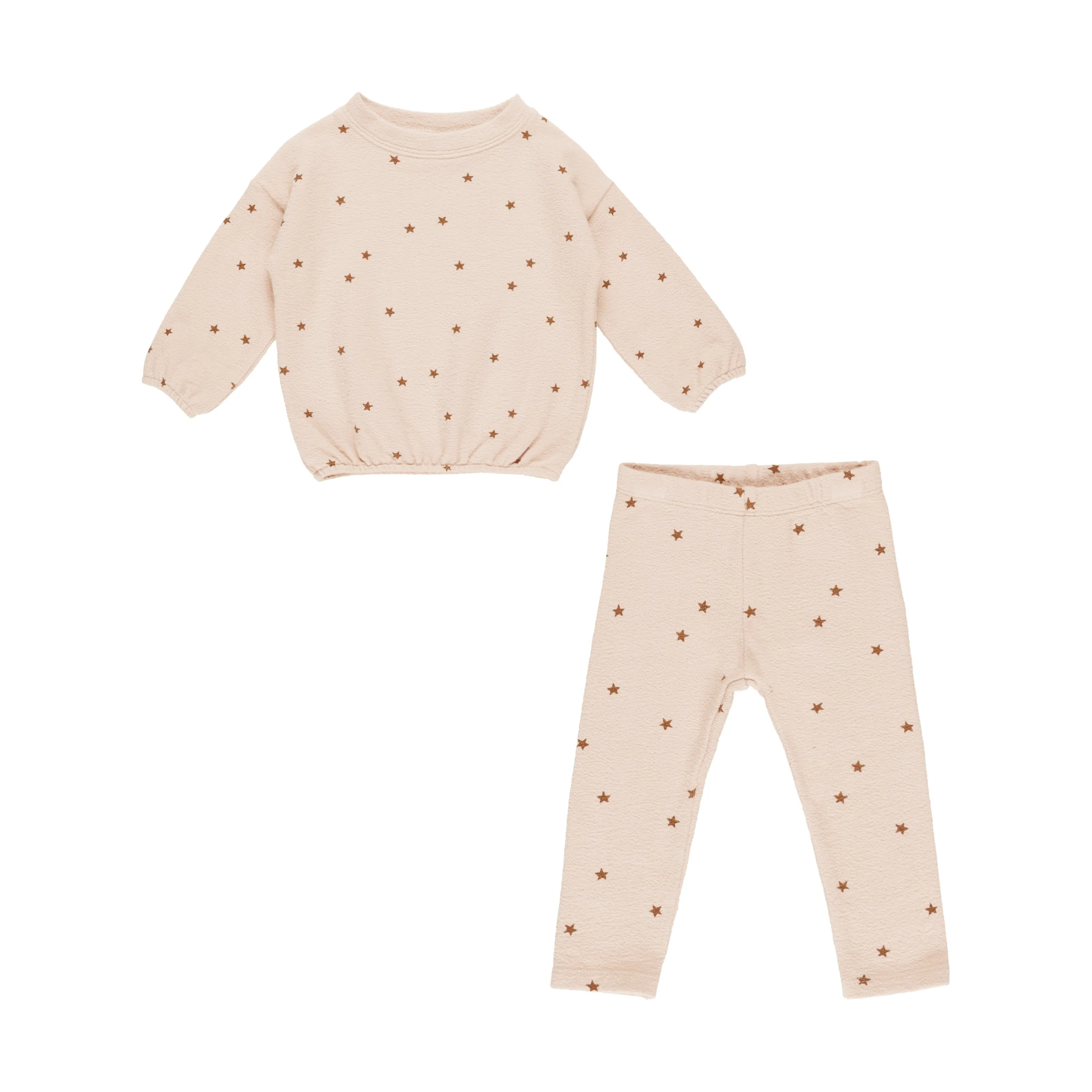 Stars Spongy Knit Set | Girl