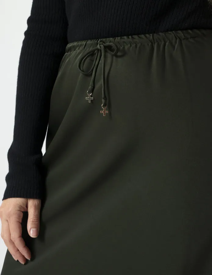 Stella & Gemma Avalon Skirt - Khaki Green