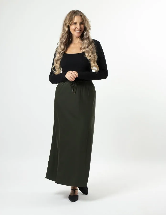 Stella & Gemma Avalon Skirt - Khaki Green