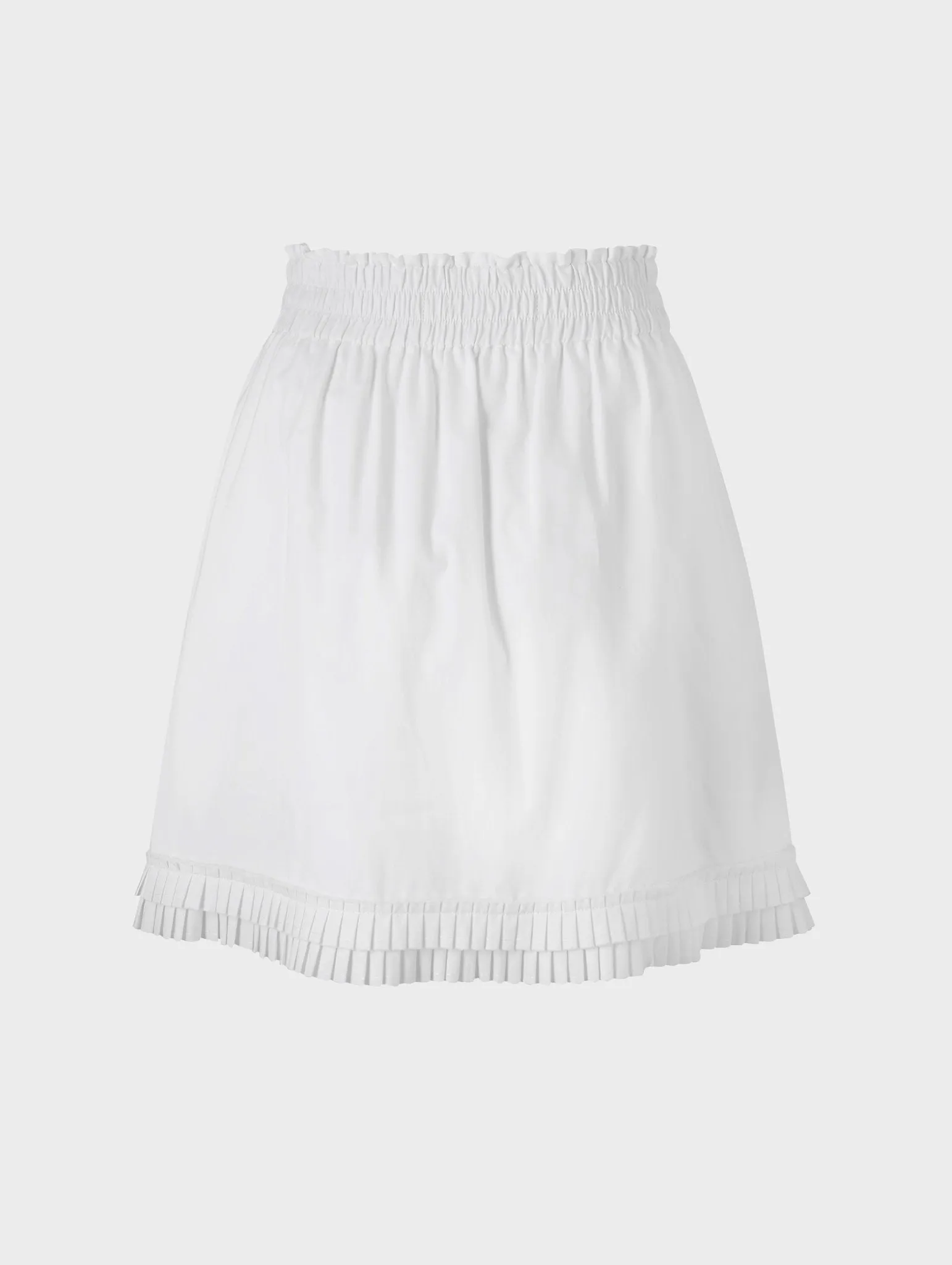 Stella Skirt Cotton Poplin White