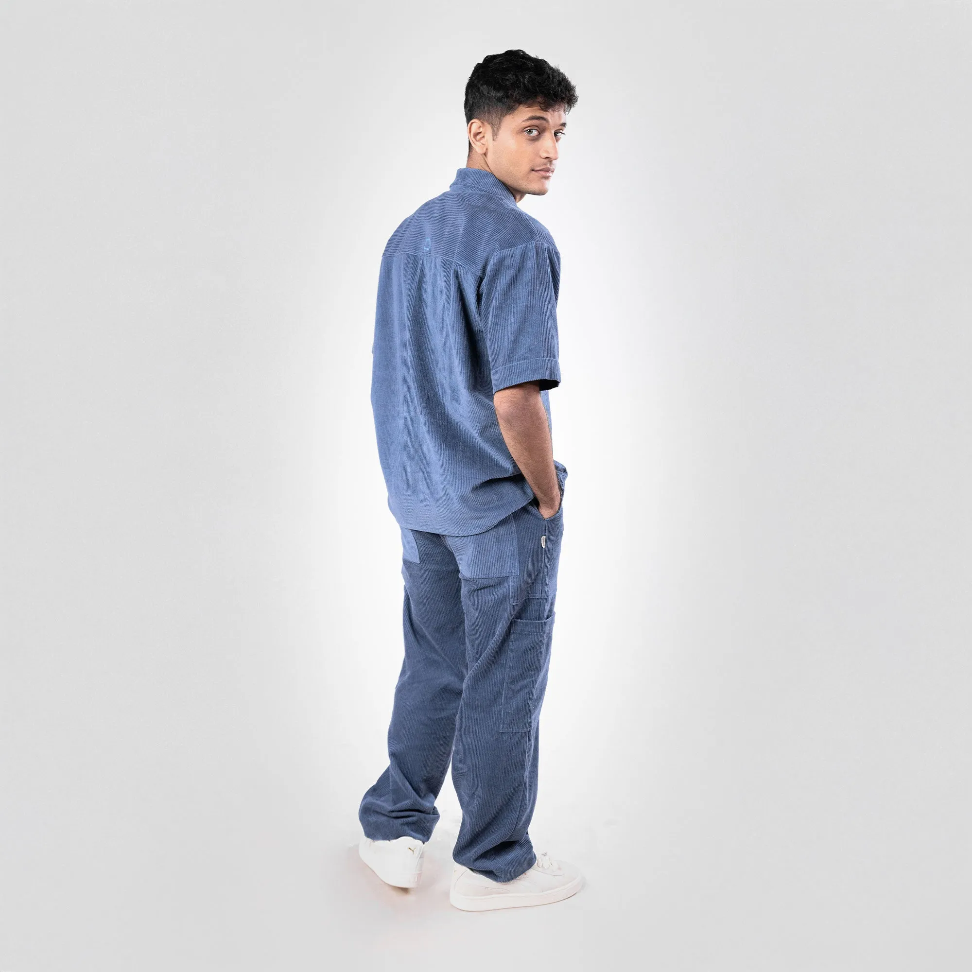 SUPERKICKS | CORDUROY PANT { ESTATE BLUE