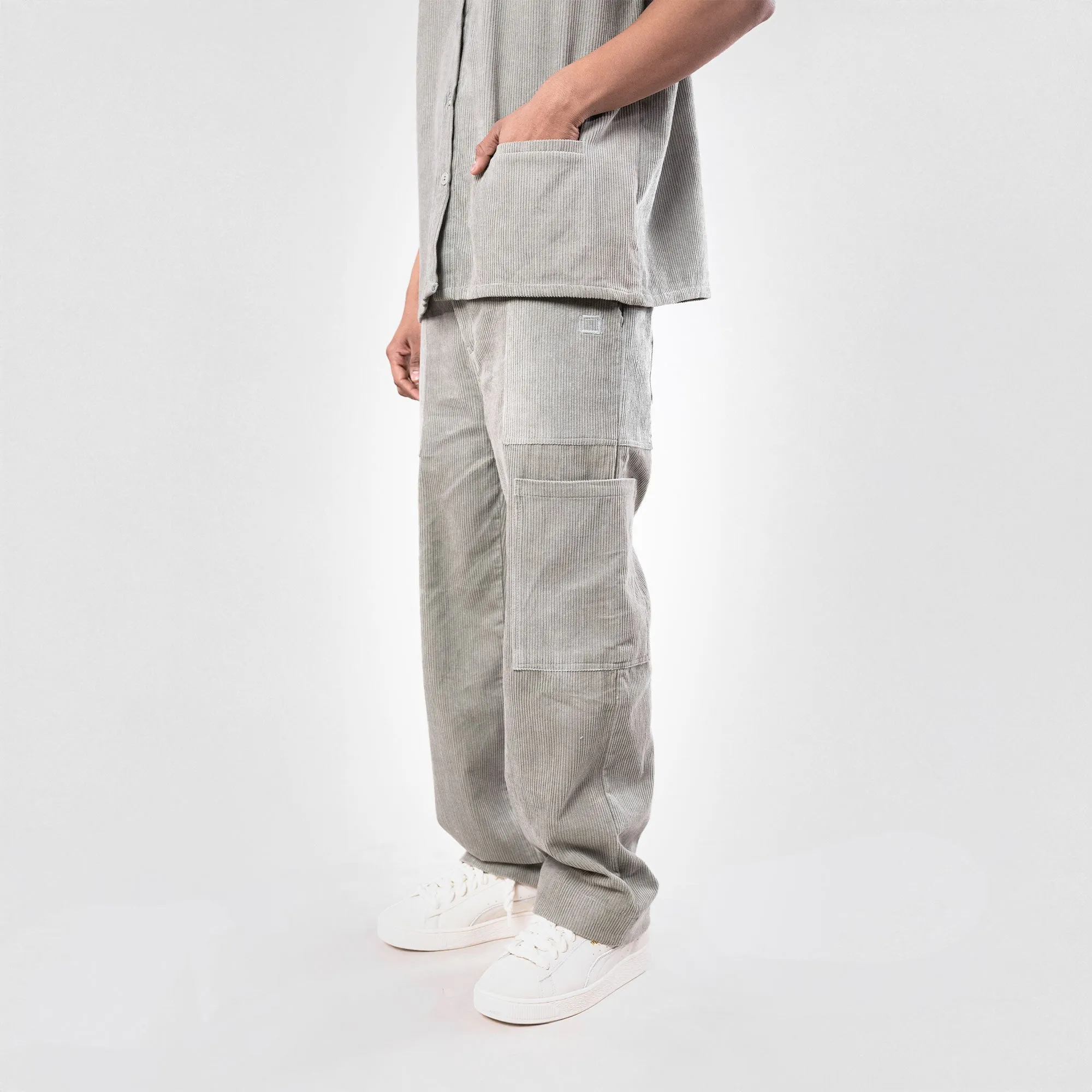 SUPERKICKS | CORDUROY PANT { SLATE GREY