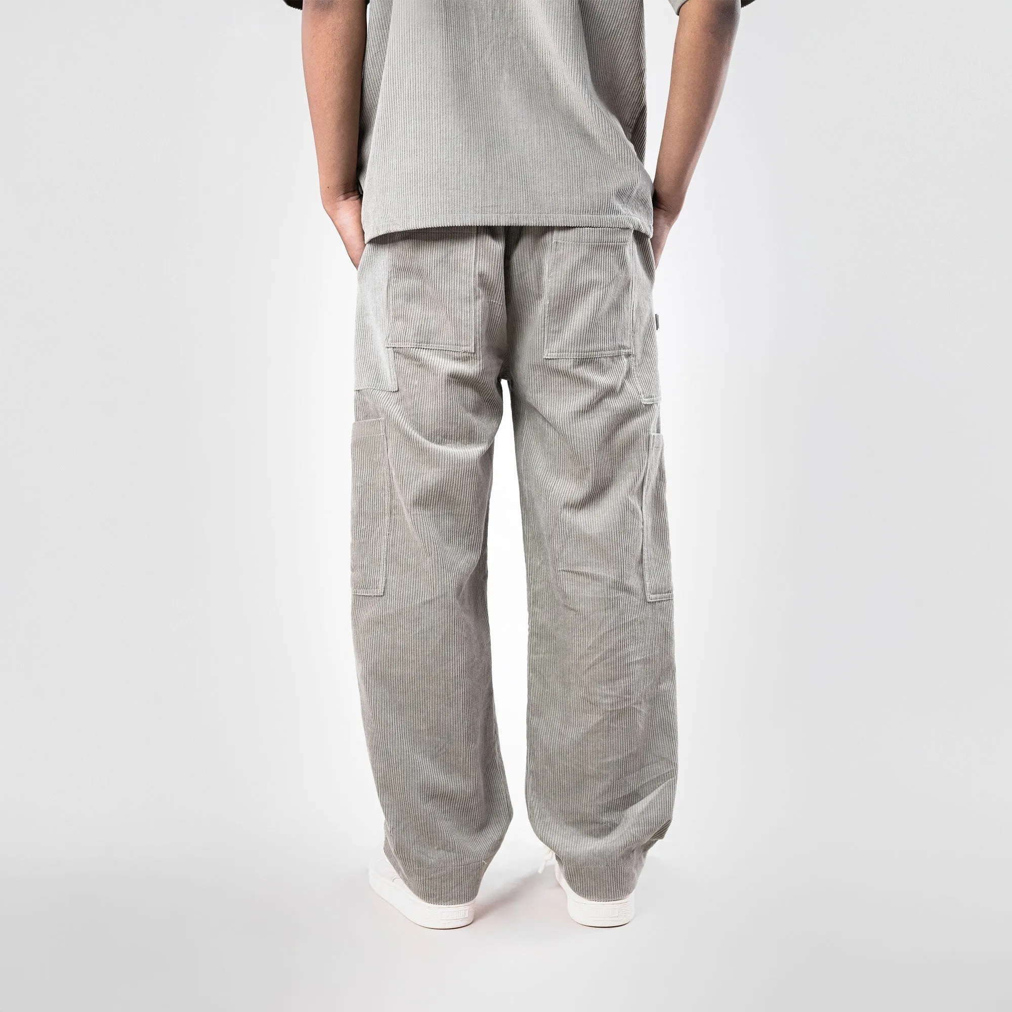 SUPERKICKS | CORDUROY PANT { SLATE GREY