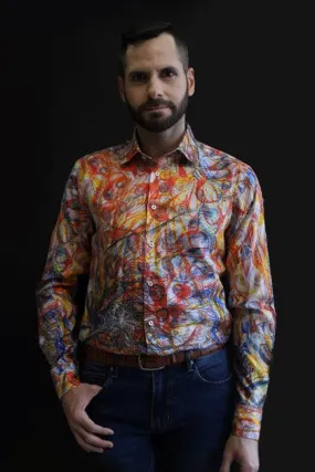 THE EYE OF THE LORD BY GEORGIANA HOUGHTON PRINTED SHIRT