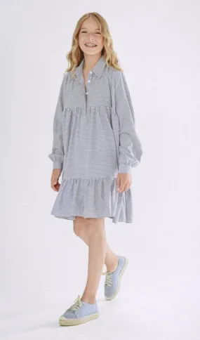 The Vichy Dress - Blue Gingham - KIDS