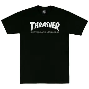 Thrasher Skateboard Magazine Black T-Shirts