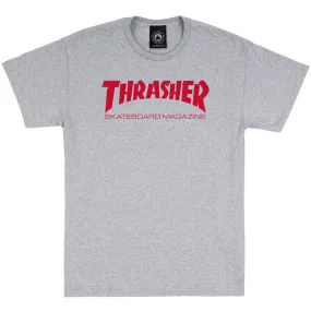 Thrasher Skateboard Magazine Grey T-Shirts