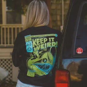 TIDES X WHOI Angler Fish Keep it Weird Long Sleeve Shirt