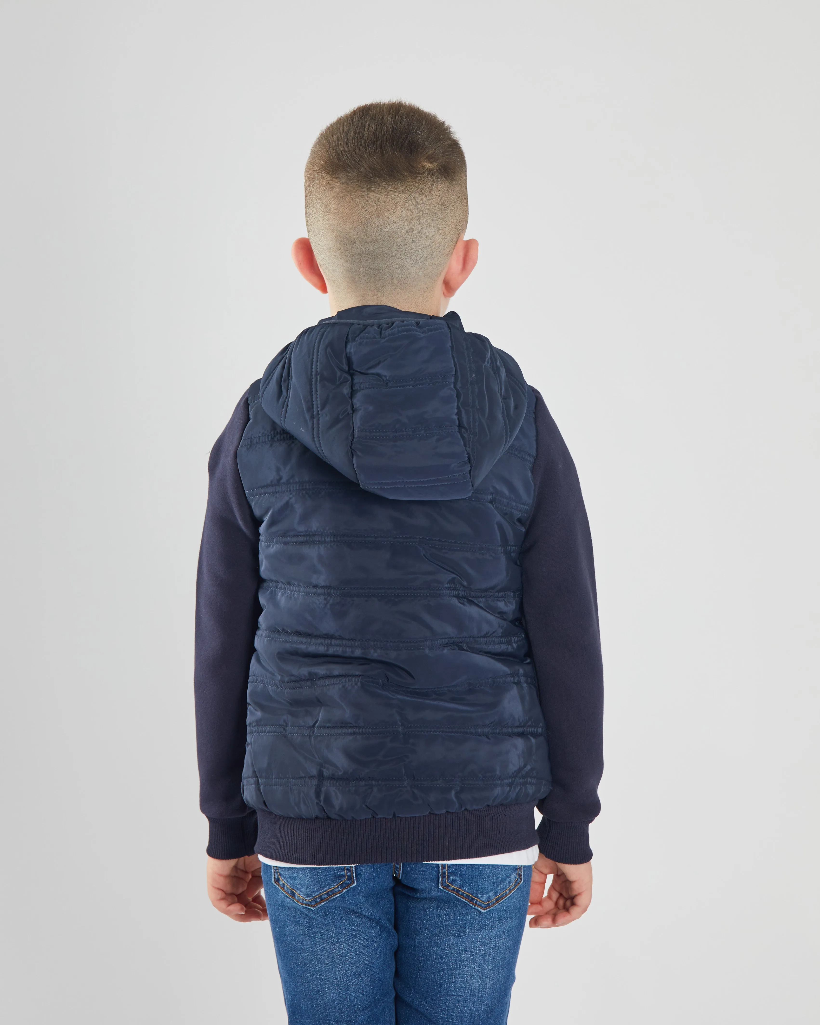 Todd Hybrid Jacket Navy