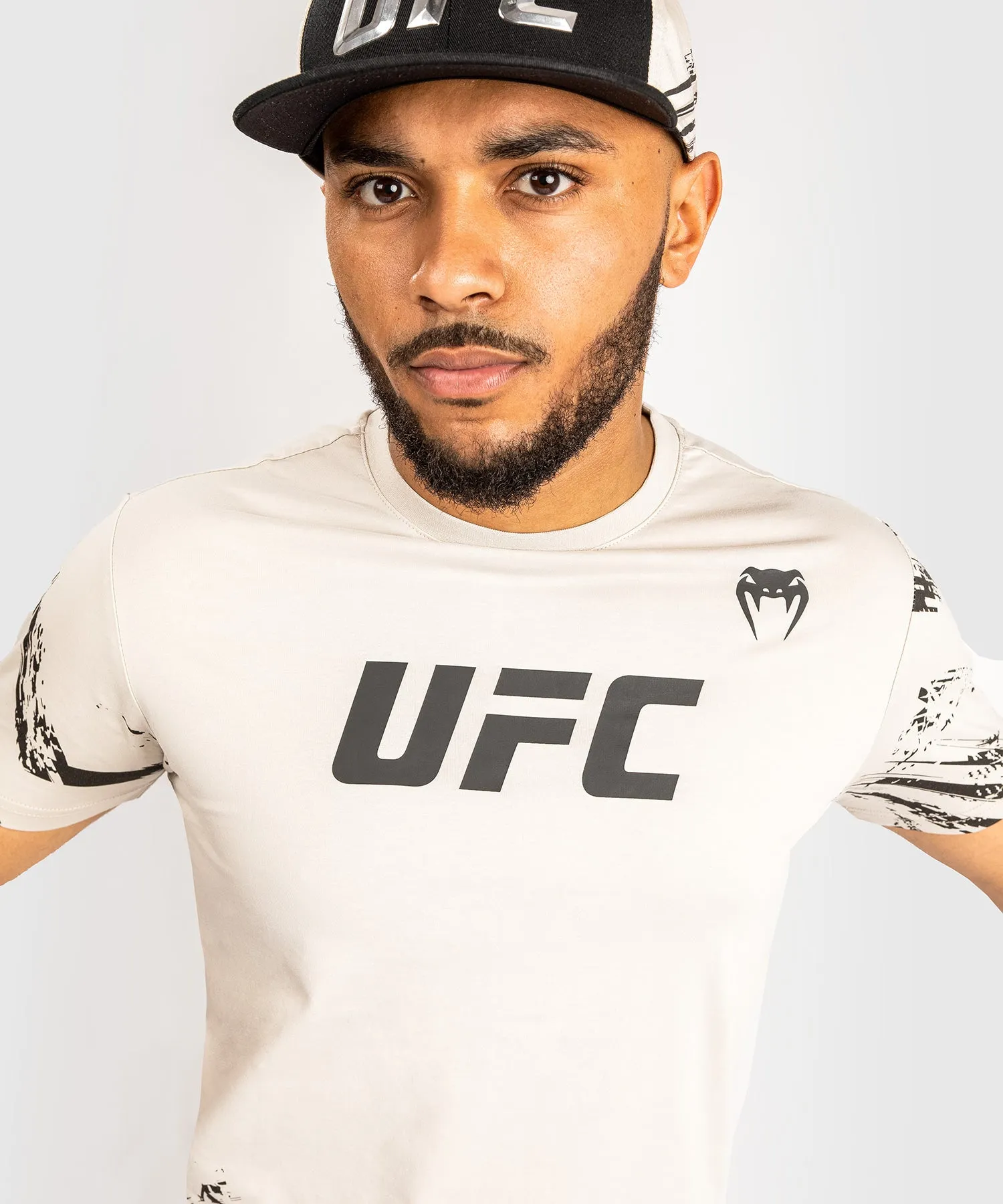 UFC Venum Authentic Fight Week 2.0 Men’s Short Sleeve T-Shirt - Sand