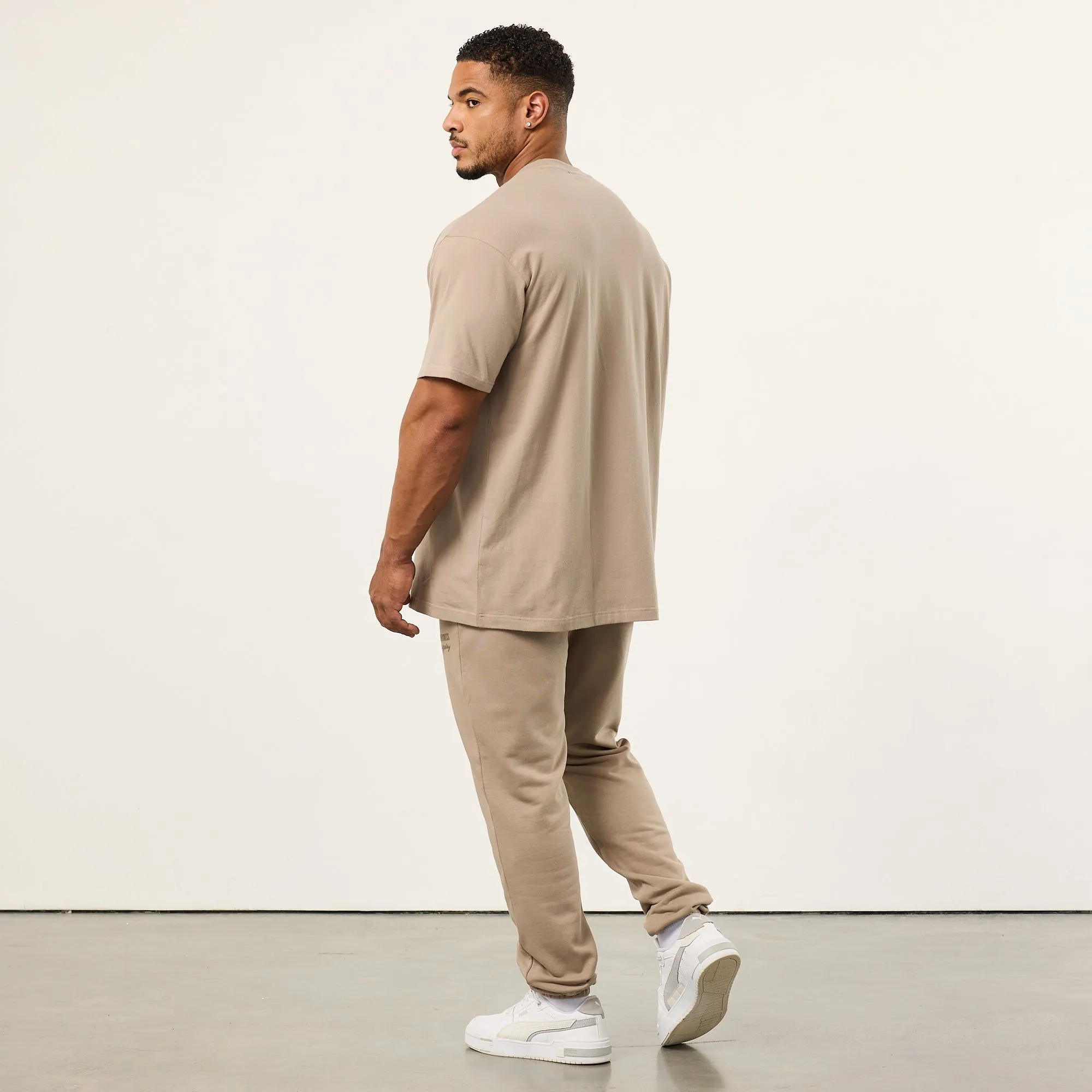 Vanquish Sand Signature Oversized T Shirt