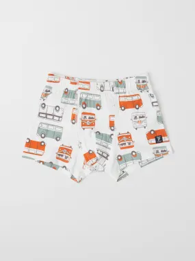 Vehicle Print Boys Boxers