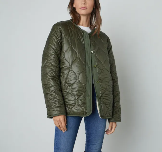 Velvet Marissa Reversible Jacket Army