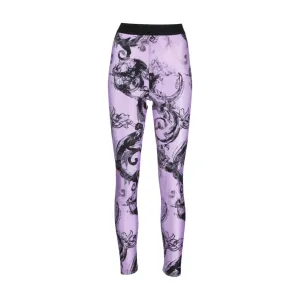 Versace Jeans Couture Watercolour Couture Violet Leggings