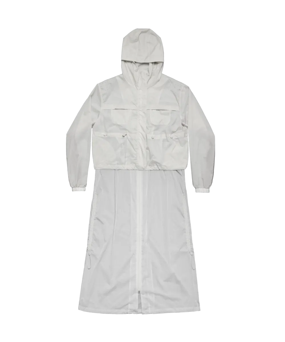 Water repellent light coat grey