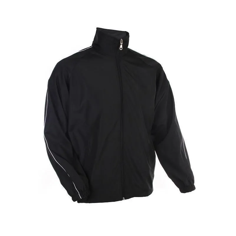 Windbreaker with sleeve accents