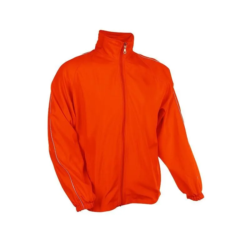 Windbreaker with sleeve accents