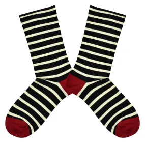 Women's Bamboo Sailor Stripe Socks