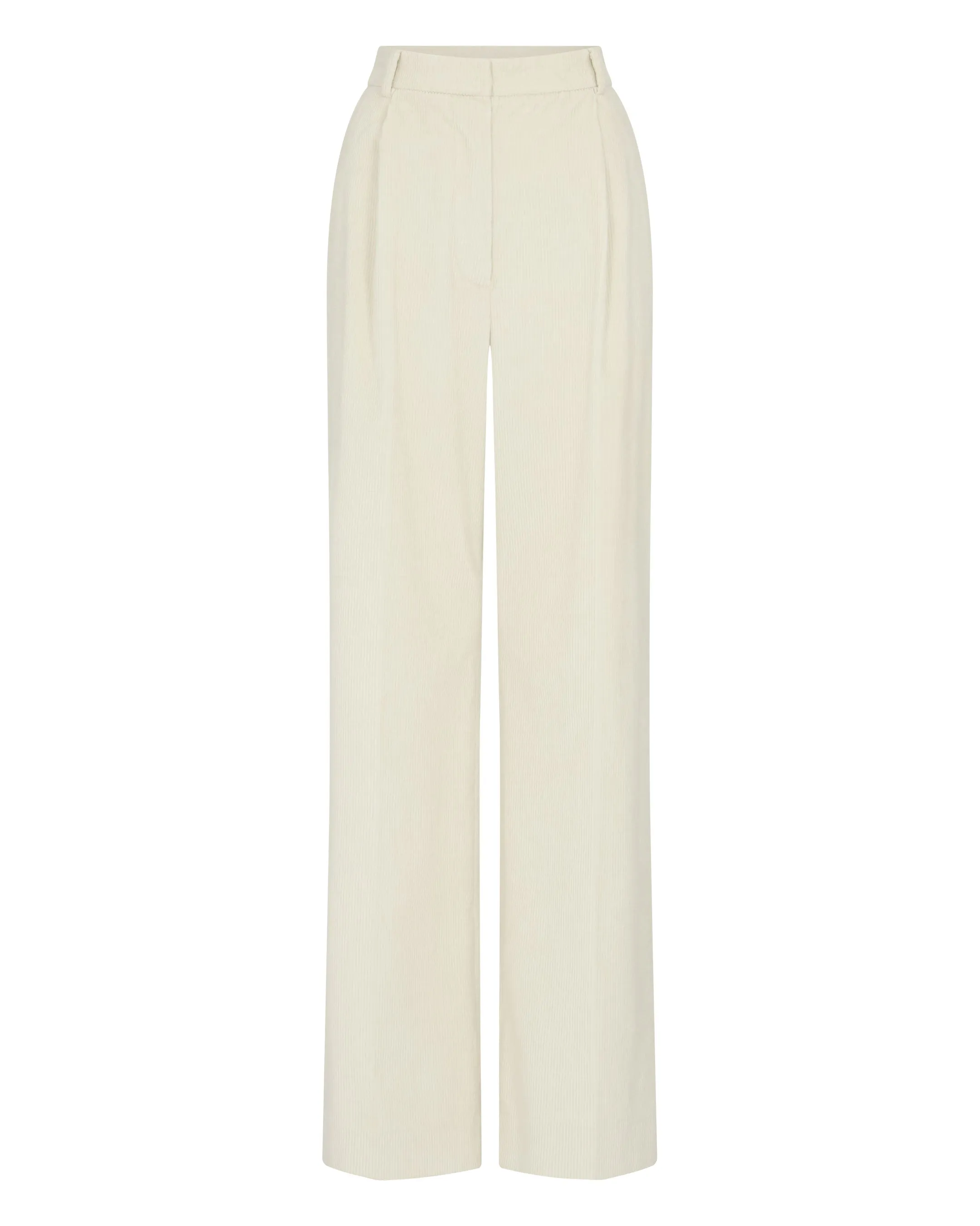 Women's Florence Cord Wide Leg Trouser Off White