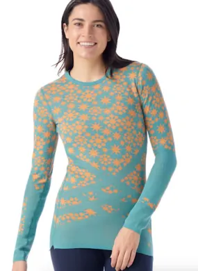 Women's Intraknit Thermal Merino Base Layer Pattern Crew