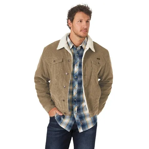 Wrangler® Men's Sherpa Lined Corduroy Jacket - #112318281