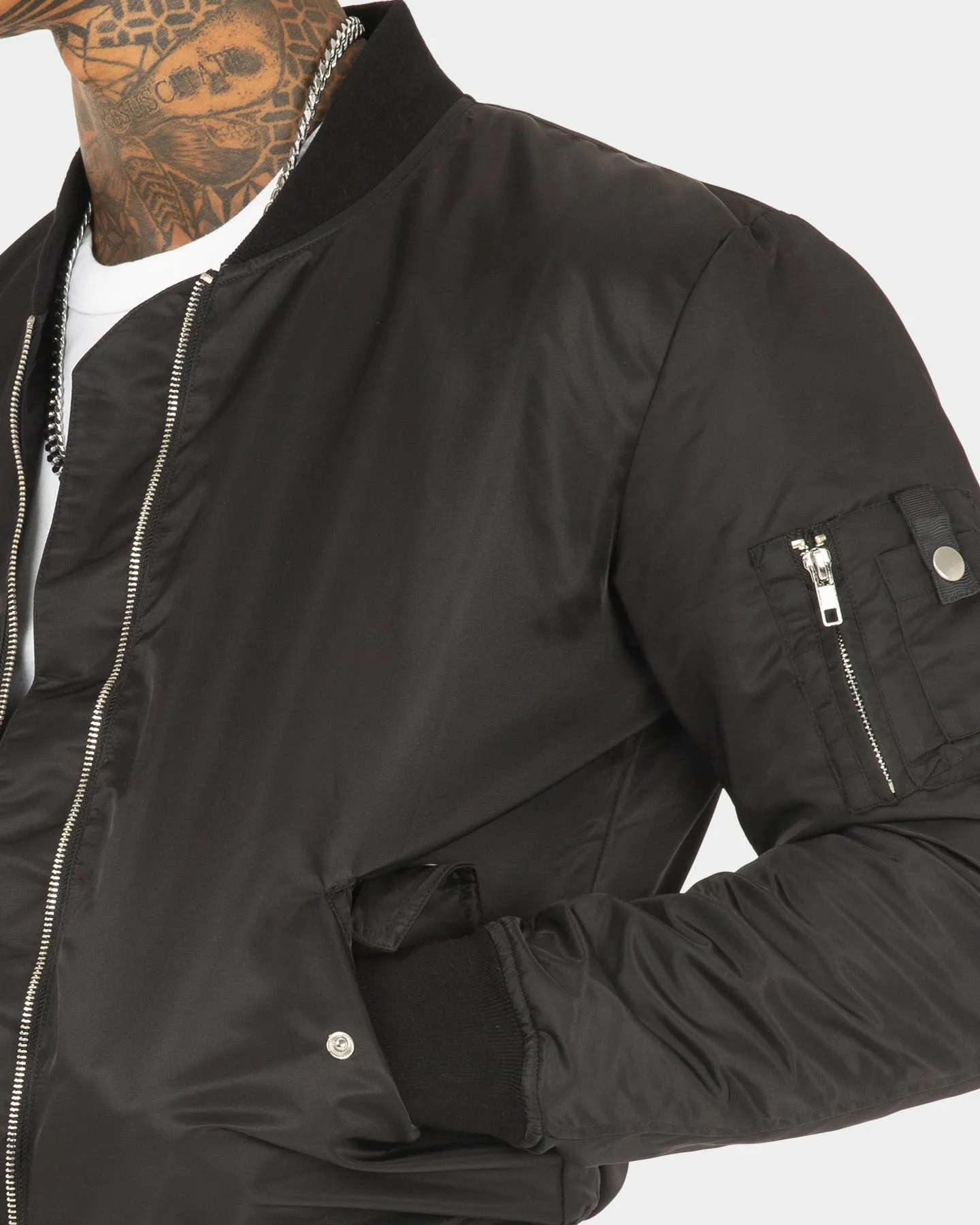 XXIII Statesman Slim Bomber Jacket Black